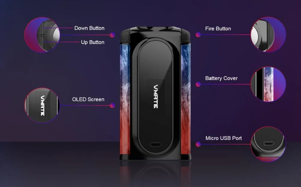Voopoo Vmate 200W Box Mod-12