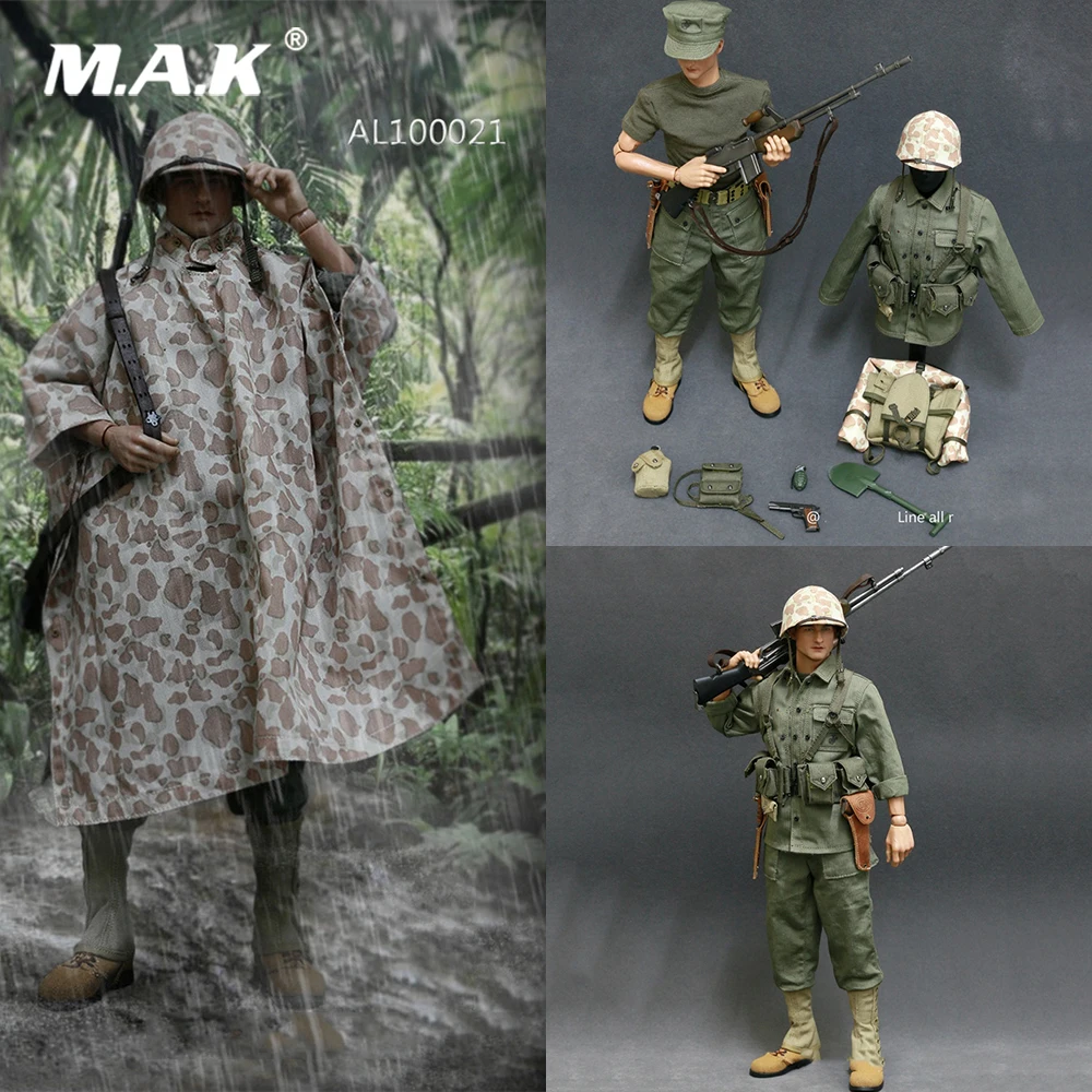 1//6 Scale Alert Line Figures Backpack USMC BAR Gunner AL100021