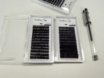 

9-14mm mix Volume Eyelash Extension L curl Individual Lashes Extention Mixed Lengths 100% handmade free shipping