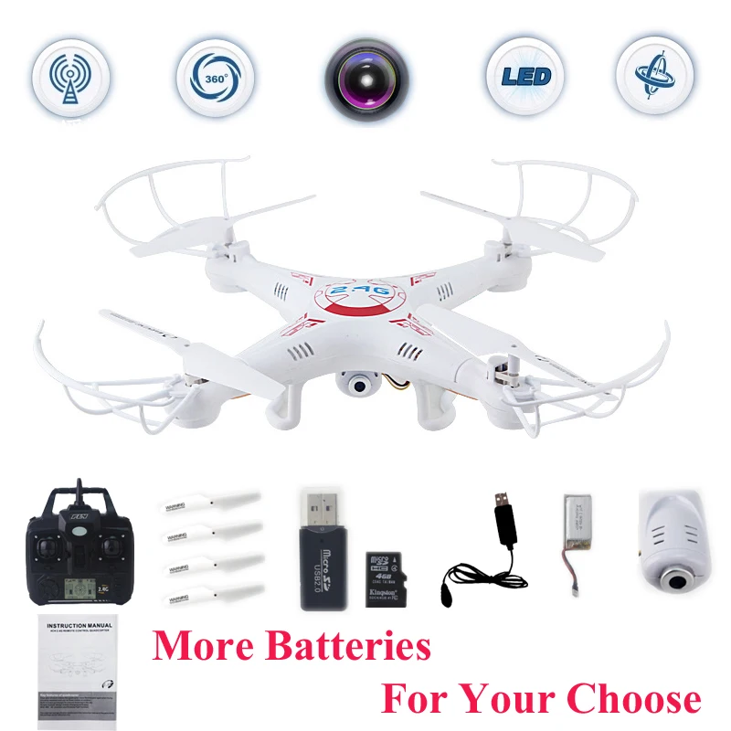 

X5C -1 Quadcopter Drones With Camera HD Quadrocopter RC Helicopter Profissional Dron 2.4G 6 axis Helicoptero