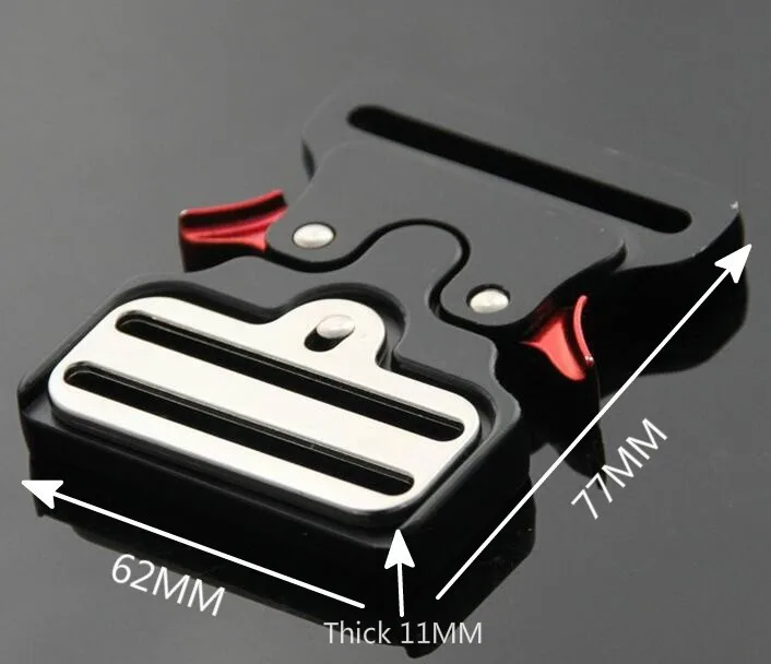 clip buckles hooks 50mm 5cm webbing 2pcs metal buckles Milspec used for DIY Tactical Belts Bags field jacket Clothes Accessories