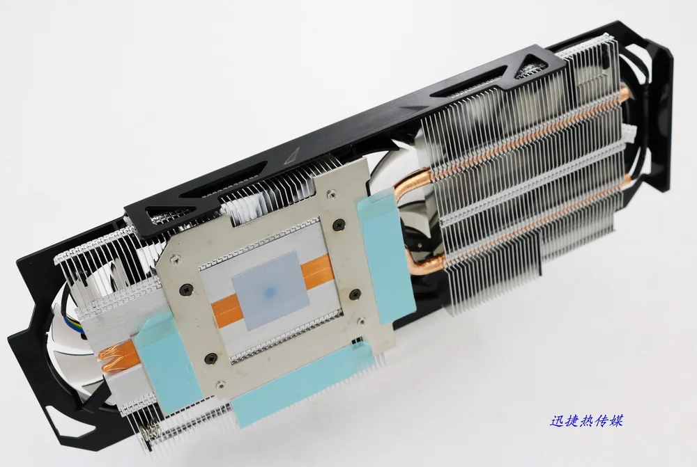 Для GIGABYTE GTX760 GV-N760OC-2G видеокарты охлаждающий вентилятор с теплоотвод