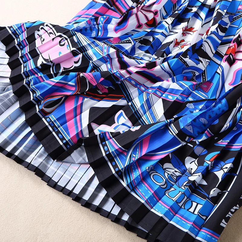 Ziwwshaoyu Мода v-образным вырезом платья Print Draped элегантные вечерние платье Весна и лето новые женские