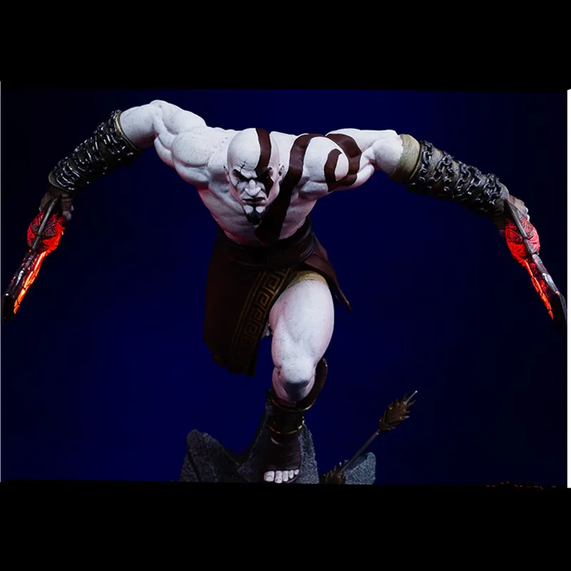 20 дюймов Новое поступление God of War Kratos Lunging 1:4 Polaroid статуя экшн-фигурка коллекция украшение стола G2636