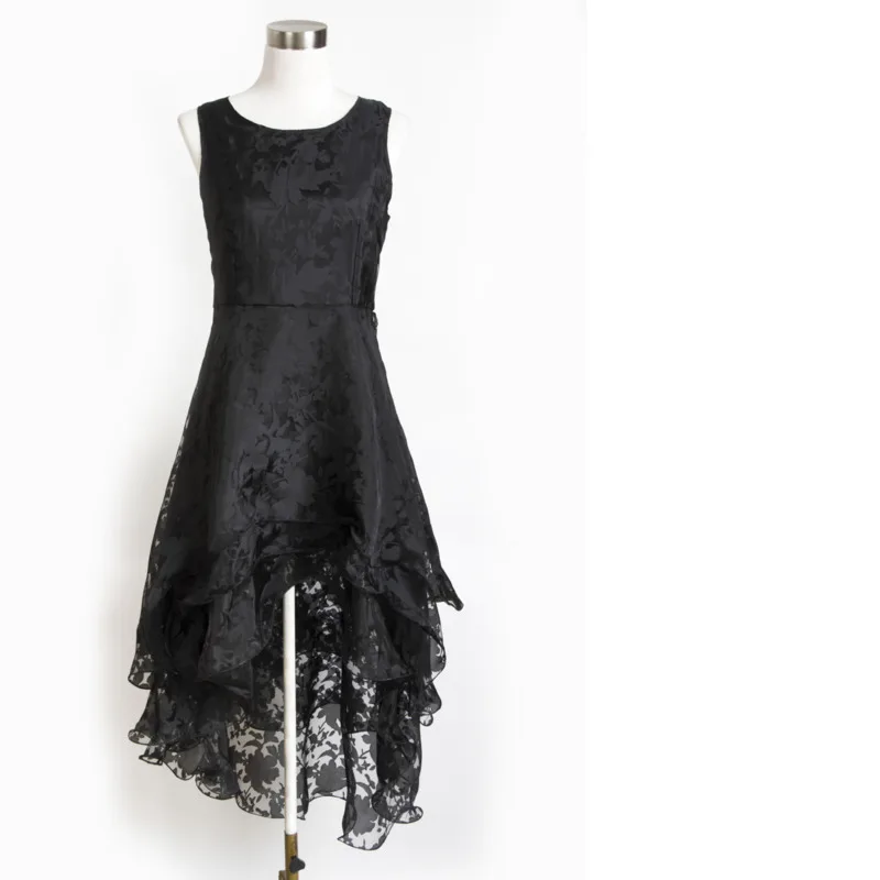 Amazon 4 цвета вечерние платья кружевное платье без рукавов длинное Ou Gensha длина