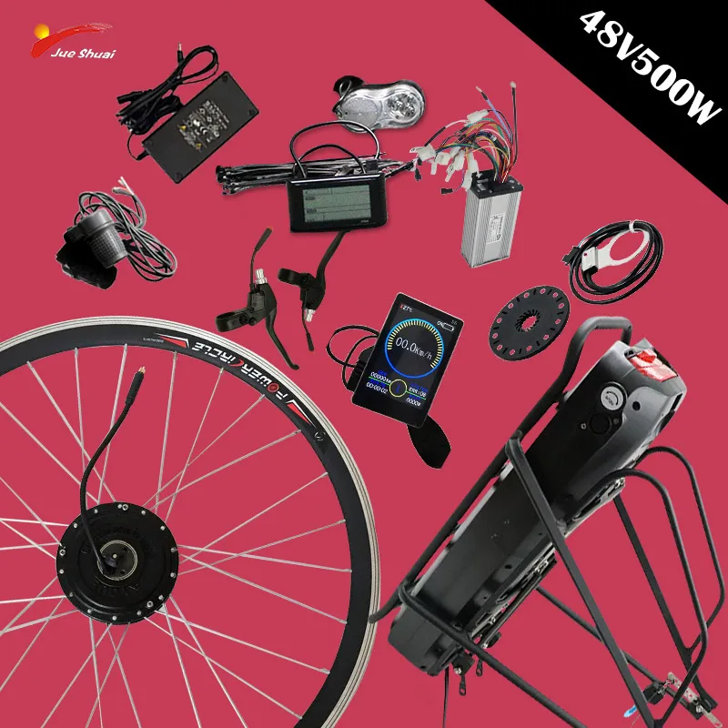 Flash Deal 20" 26" 700C(28") Electric Bike Kit for 48V 500W Front Motor Wheel ebike Kit With LG 48V Lithium Battery bicicleta electrica 0 Flash Deal 20" 26" 700C(28") Electric Bike Kit for 48V 500W Front Motor Wheel ebike Kit With LG 48V Lithium Battery bicicleta electrica 0