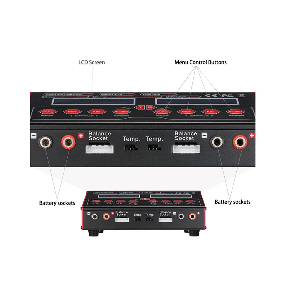 Ультра мощность до 240 AC DUO 240 Вт 2в1 LiIo/LiPo/LiFe/NiMH/Nicd батарея RC Баланс Зарядное устройство Dis зарядное устройство для радиоуправляемого дрона