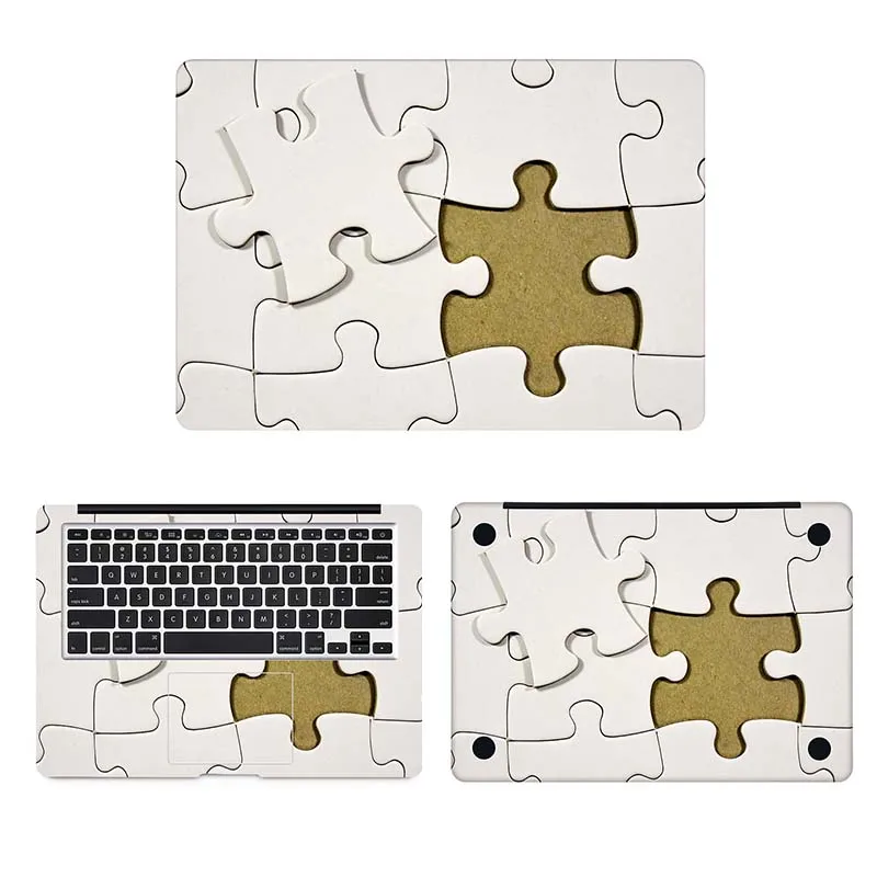 3D головоломки наклейка для ноутбука для наклейка на MacBook Pro Air retina 11 12 13 15 дюймов Mac Book полное покрытие защитный тетрадь кожи