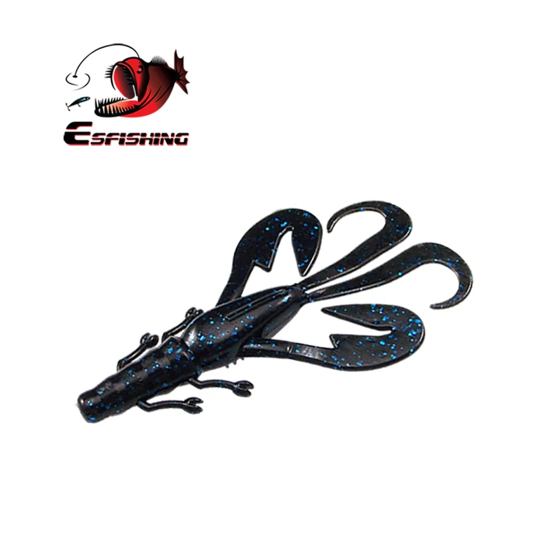 EsfishingFishing Приманка Мягкая приманка Kicker bugage 6 шт. 90 мм 7 г мягкие приманки воблеры для троллинга блестящая силиконовая приманка