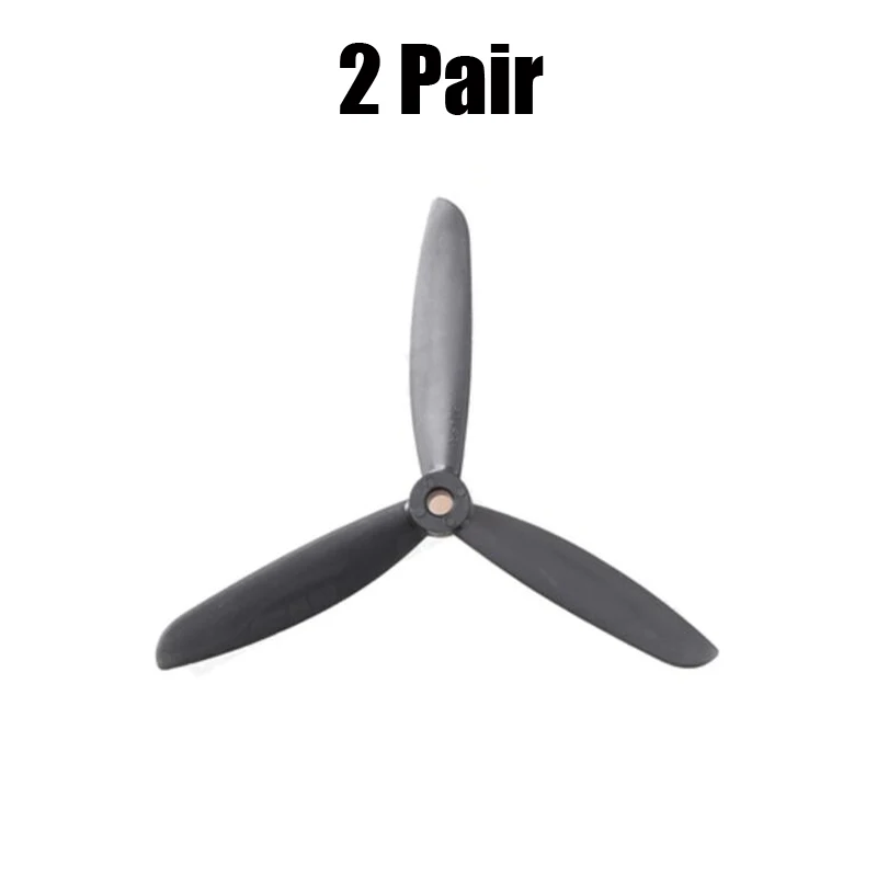 

2Pair 5045 Propeller Glass Fiber Nylon Three-bladed Paddle 5MM Prop for RC Drone FPV Quadcopter Multi-axis Spare Parts DIY