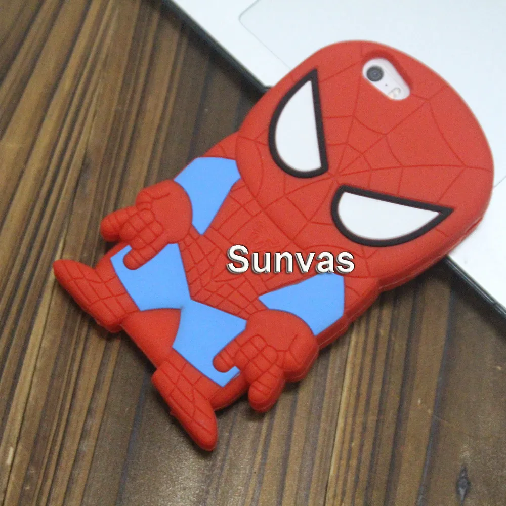 Мягкая силиконовая задняя крышка с 3D милым рисунком Минни Бэтмена для iPhone 5, 5S, 5C, SE, 6, 6s, X, XR, Xs Max, 7, 8 Plus, чехлы для телефонов, Fundas Coque