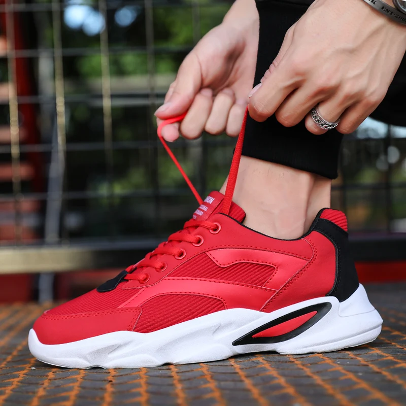 

Hot 2018 Lightweight Casual Shoes Fashion Famous Brand Lace-up Style Shoes Comfortable Casual Style Men Adult Footwear 5