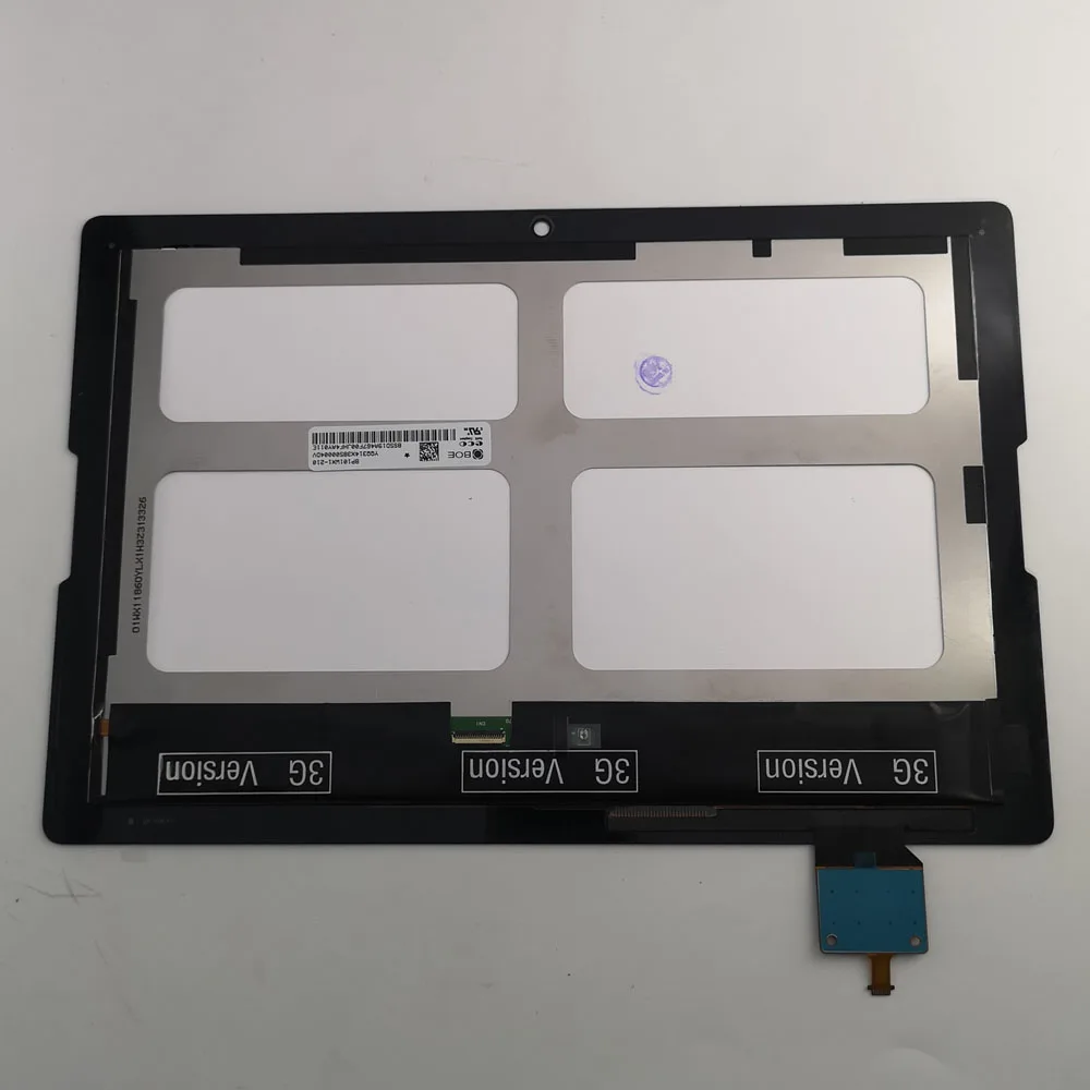 lcd touch together ЖК-дисплей+ сенсорный экран с рамкой в сборе, Замена черного цвета для lenovo Tab A10-70 A7600 A7600-F A7600-H A7600F A7600H - Цвет: lcd touch together