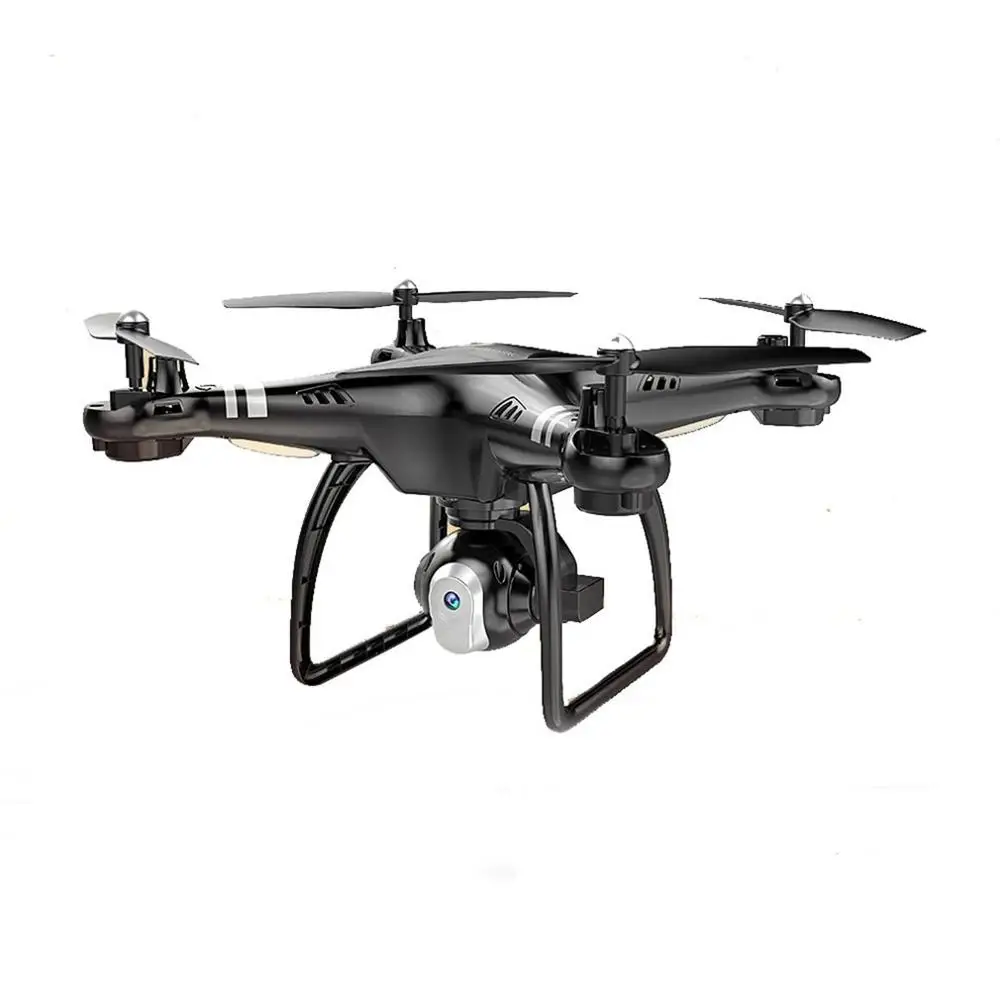 Черный X8 радиоуправляемая беспилотная камера Дрон с HD 3MP 720 p камера высота удерживает один ключ возврата/посадки/снятия Безголового режима 2,4G RC Квадрокоптер - Цвет: Черный