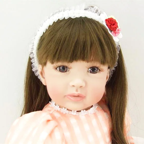 60 см силиконовые виниловые куклы Reborn Baby Doll Игрушки для девочек Brinquedos 24 дюймов принцесса Младенцы Куклы Дети высокий подарок на день рождения