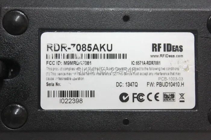 Считыватель USB RDR-7085AKU для RF-IDEAS воспроизведения AIR ID