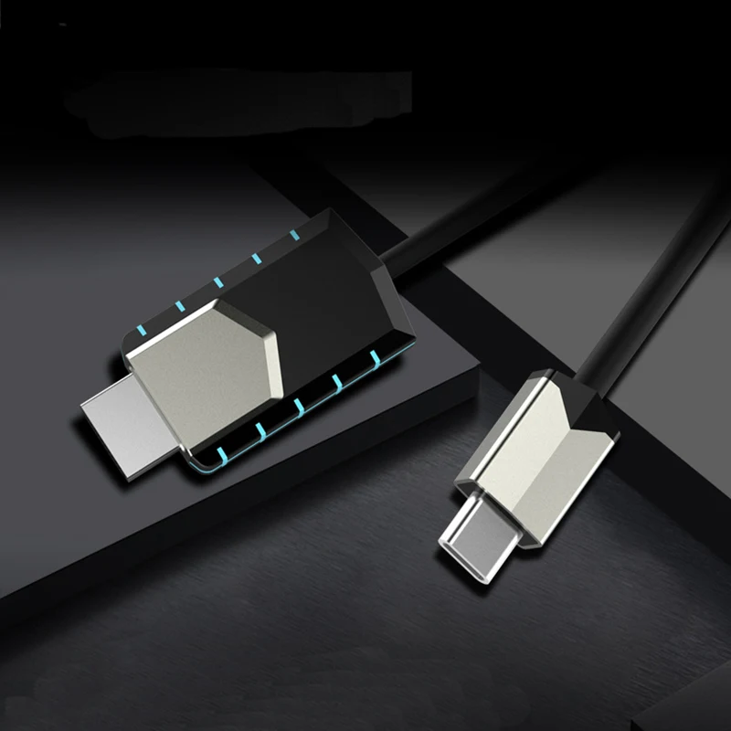 Usb type-C к HDMI адаптер 4K 30HZ 2M Конверсионный кабель для мобильных ПК NK-Shopping