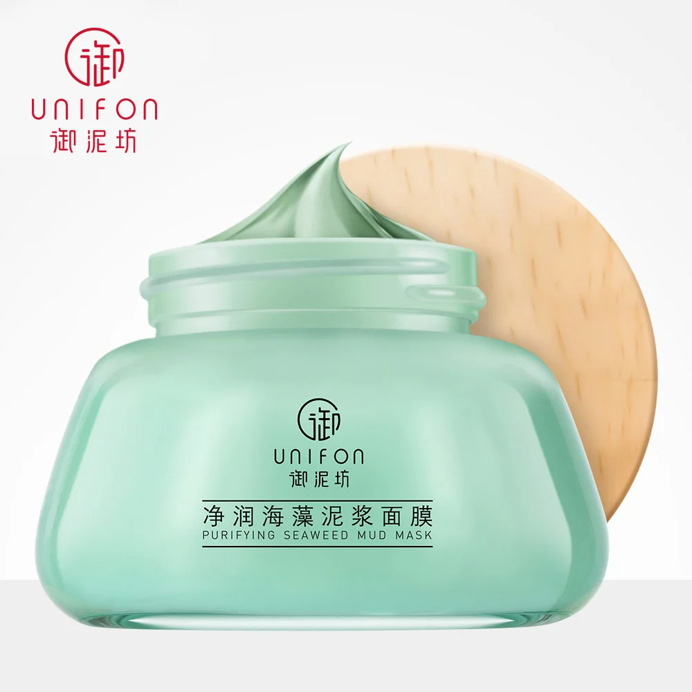 Unifon уход за кожей Очищающая водорослей грязевая глина маска акне питающее масло управление Очищение натуральный