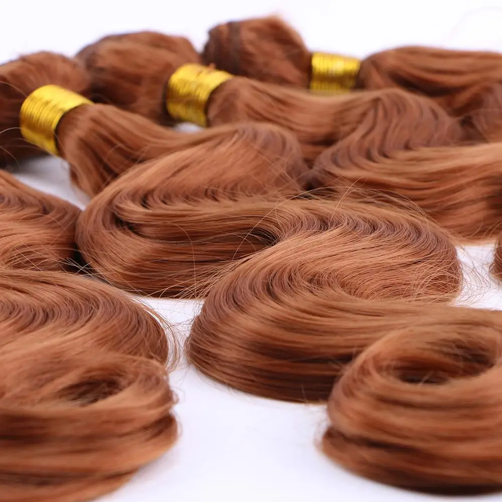 100 gram/pcs Natural black body wave hair available synthetic hair for women