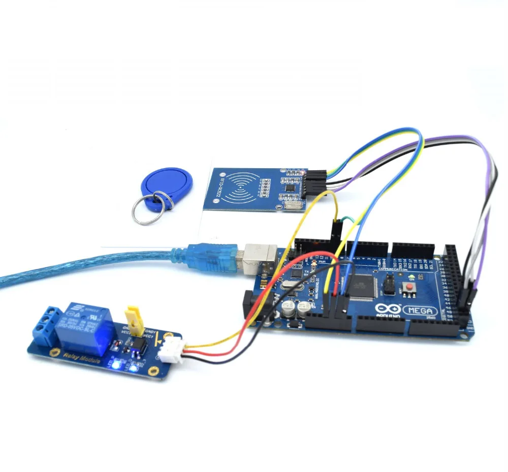 Adeept DIY Электрический RFID стартовый набор для Arduino MEGA 2560 с Ardublock обработка книг книга diy diykit