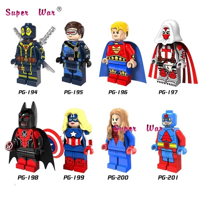 10 компл. Marvel Comics серии 8 Мстители Железный человек машина войны MK50 MK85 блоки игрушки модель кирпича детей - Цвет: 10Set-pg8056