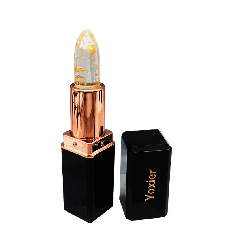 24K Gold Olive Oil Lip Balm Moisturizing Natural Colorless Refine Repair Wrinkles Makeup Lipstick