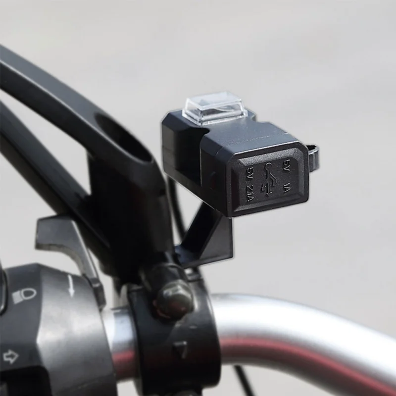 Двойной USB Порты и разъёмы Водонепроницаемый мотоцикл зарядное устройство на Руль адаптер Питание разъем для подключения телефона gps MP4 CZ