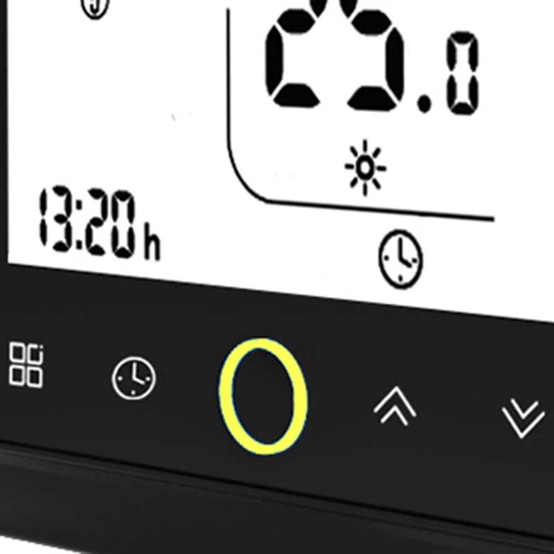 Wi-Fi термостат контроллер температуры ЖК-нажатие на экран подсветка для электрического нагрева работает с Alexa Google Home 16A
