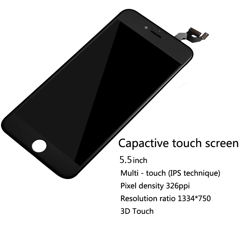 ЖК-дисплей для iPhone 6 6s 5S экран дисплей кодирующий преобразователь сенсорного экрана в сборе телефон запасные части для iPhone 6 6s Plus ЖК-дисплей