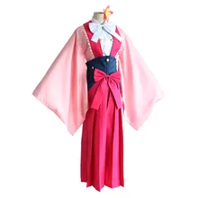 brdwn Kabaneri of the Iron Fortress Women Ayame Yomokawa Cosplay Costume Kimono the fortress in orion