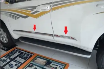 

Chrome Side door molding trim For TOYOTA FJ150 Prado 2010 2011 2012 2013 2014