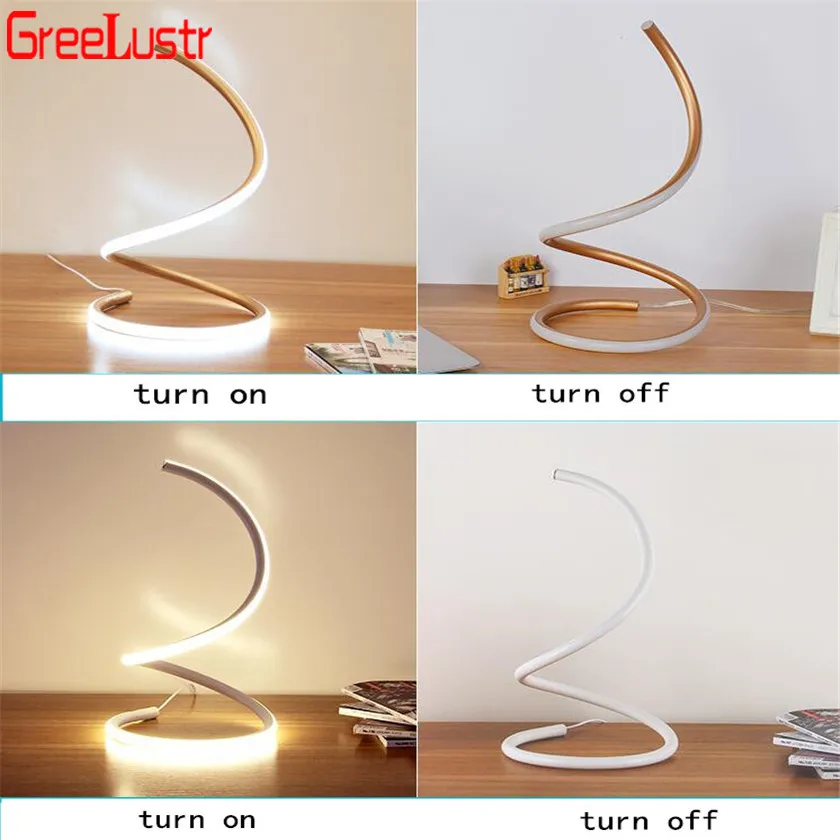 Минималистичные светодиодсветодиодный Настольные светильники с вилкой