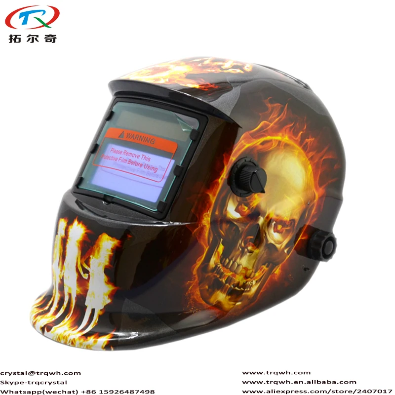 

Cool Dancing Skull Welding Mask Auto Darkening Tig Mig Arc Welder Mascara Electric Protection with Fast Shipping Protector