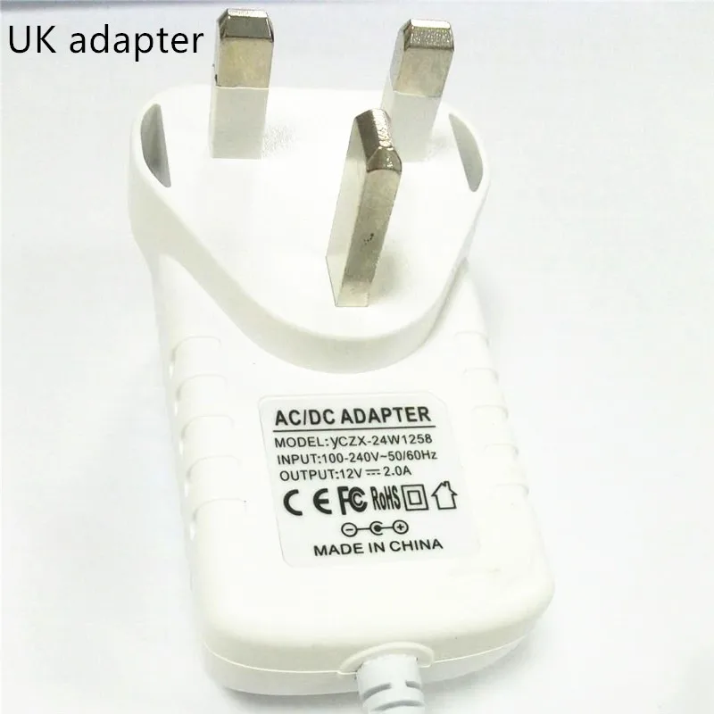 Высококачественные IC решения 1 шт DC12V 1.5A/2A/3A выключатель питания, 24 W светодиодный адаптер питания, EU/US/UK/АС plug 5,5 мм x 2,1 мм-2,5 мм