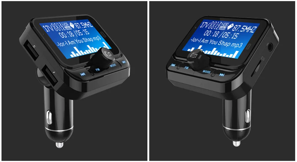 Ретро дизайн Bluetooth fm-передатчик для автомобиля беспроводной радиопередатчик адаптер автомобильные аксессуары хит продаж