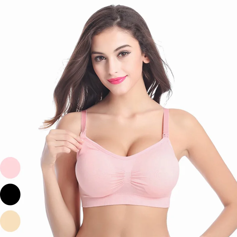 Women Maternity Nursing Bra With Removable Pads 50pcs/Lot Via DHLin