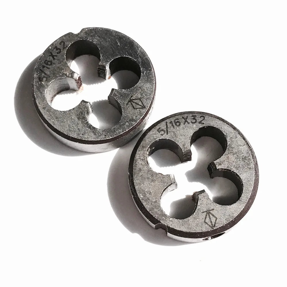 Бесплатная Доставка 2 шт. DIY Качество uns 5/16 "-32 американский стандарт die Нитки ing Инструменты Токарные Станки Модель инженер нитки Maker