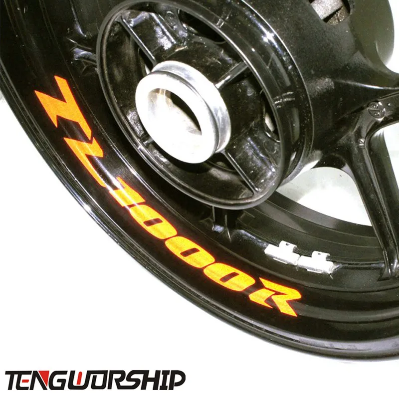 

Teng Worship 8 X CUSTOM INNER RIM DECALS WHEEL Reflective STICKERS STRIPES for SUZUKI TL1000R TL 1000R TL 1000 R