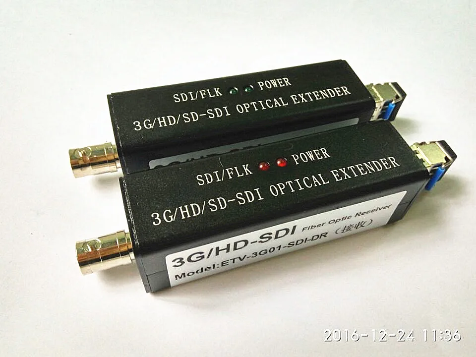 3G-SDI оптический трансивер несжатый инженерный класс SDI Высокое разрешение Оптическое волокно преобразователь сигнала 1080 P один