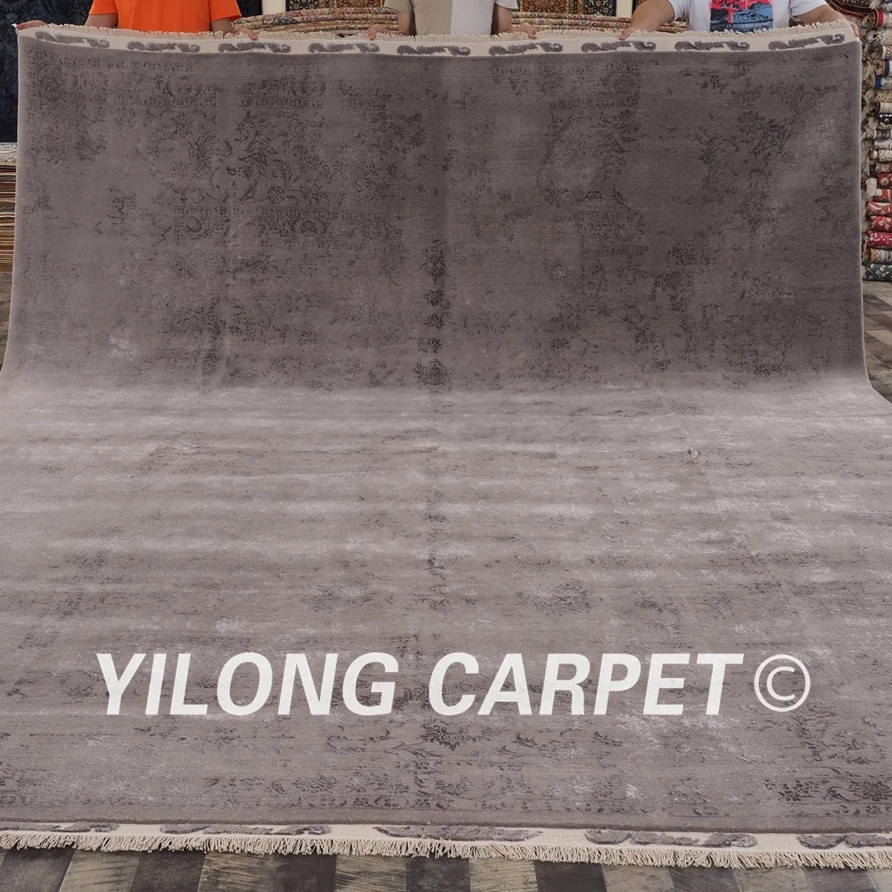 YILONG 10'x13. 8 ' шерсть ковры ручной работы профессионально очищенные большие ковры классические шерстяные ковры(CQG54S10x13.8