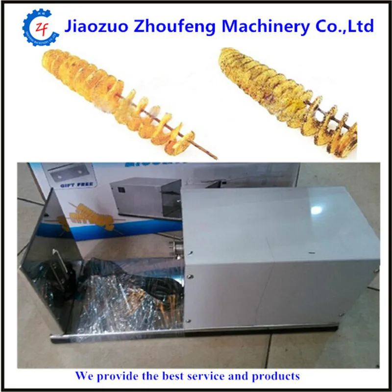 Commercial spiral potato cutter electric twister potato slicer stainless steel tornado fruit vegetable tool ZF manual tornado stainless steel spiral potato slicer chips cutter kitchen vegetable tools zf