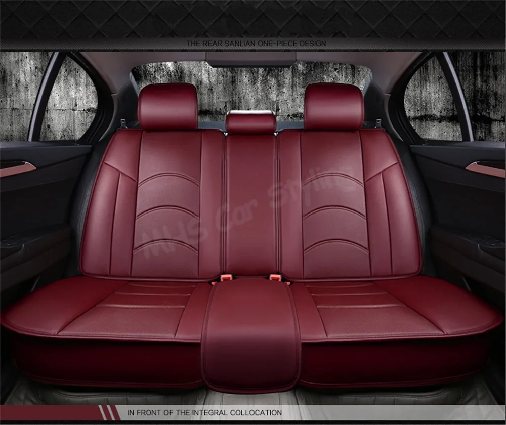 Спортивный стиль, чехол для автокресла, LeatherCushion, 3D чехол для автокресла на все автомобили Седан
