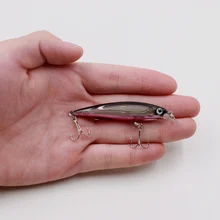 1pcs Laser Minnow Fishing Lure 7cm-4.5g pesca hooks fish wobbler tackle crank bait artificial japan hard bait swim bait Tool
