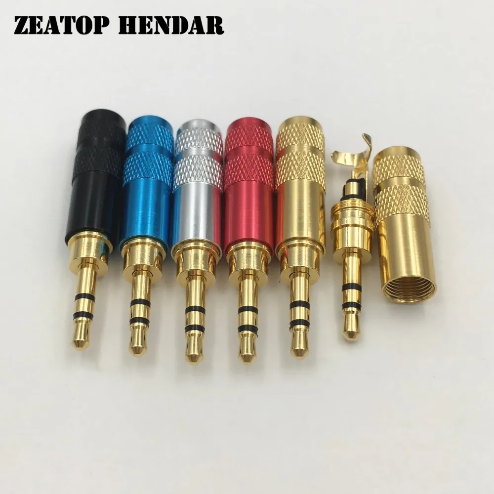 

8Pcs Aluminum Shell Mini 2.5 Jack 2.5mm 3 Pole Stereo with Clip Hook Male Audio Plug for Earphone DIY Repair Solder Connector