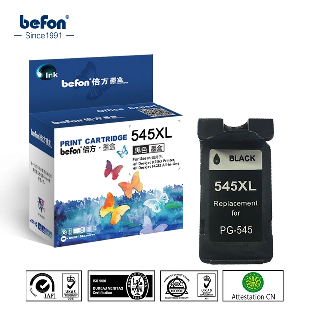 befon Compatible 545XL 545 XL Cartridge Replacement for Canon