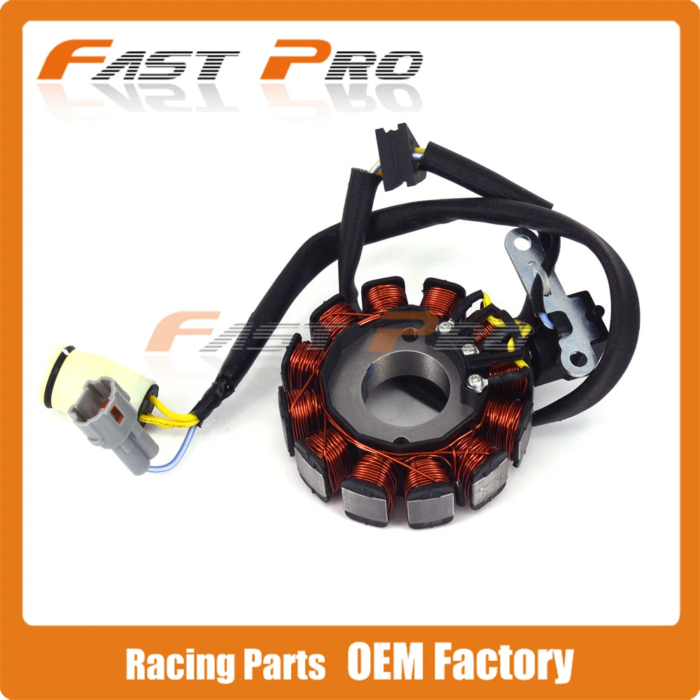 Мотоцикл магнитная катушка статора 12 V 12 катушек для ZS177MM двигатель zhogshen NC250 KAYO T6 BSE J5 RX3 ZS250GY-3 4 клапаны Запчасти