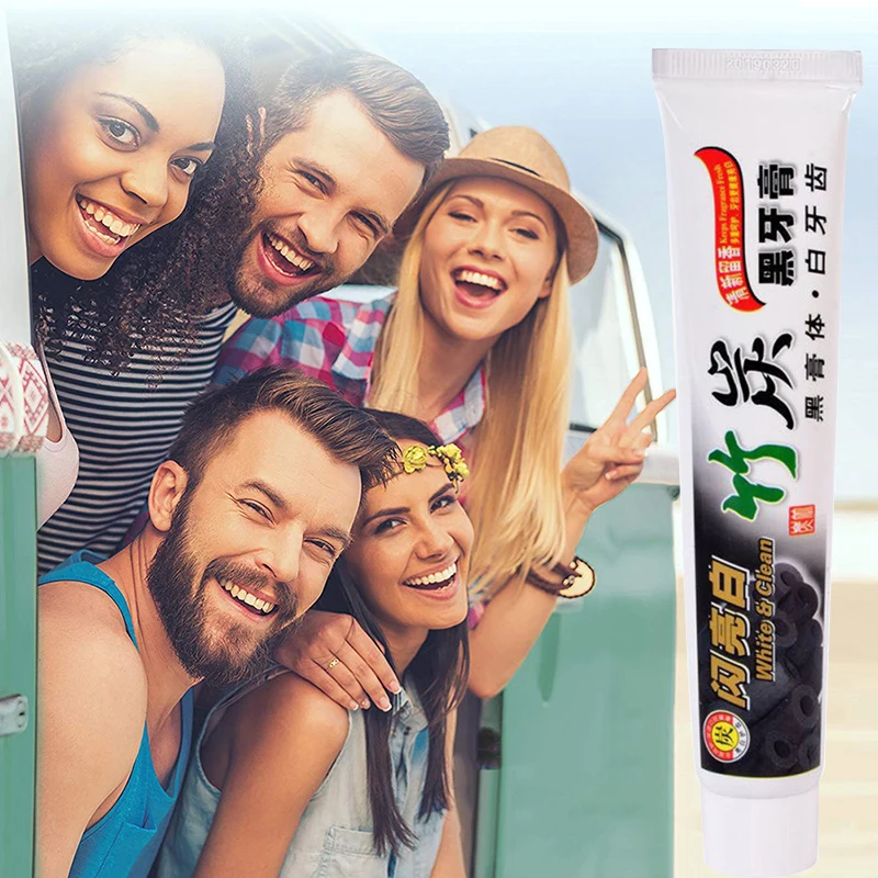 

Hot Sale 100g Teeth Whitening Toothpaste Bamboo Charcoal Adult Black Toothpaste Teeth Whitening Cleaning Hygiene Oral Care TSLM1