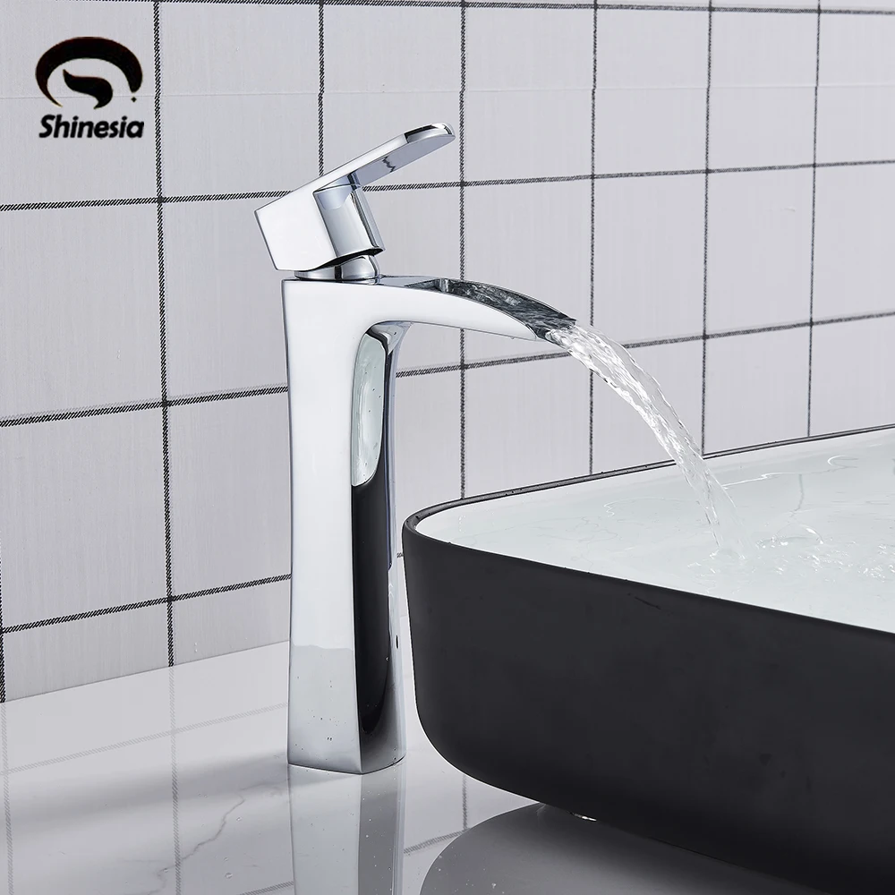 Newly Basin Mixer Tap Basin Sink Faucet Black/Chrome/Brushed Nickle