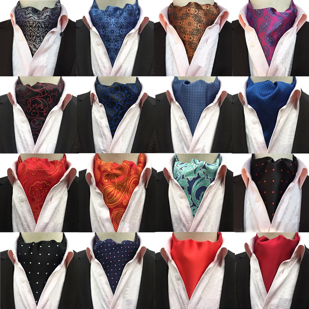 Мужской цветочный галстук в горошек стиле Пейсли для свадебной вечеринки