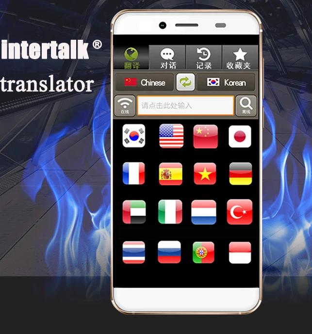 Одновременное переводчик Intertalk S089+ новое поступление 16 языки интерактивное перевод сотовом телефоне голос переводчик Tablet 32 ГБ